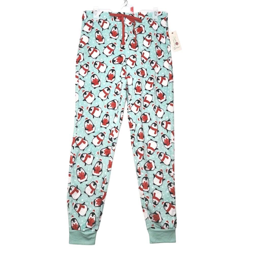 Secret Treasures Lounge Pants Plush Penguin PJ's Drawstring Pajamas S/CH Small‎ - Picture 3 of 7